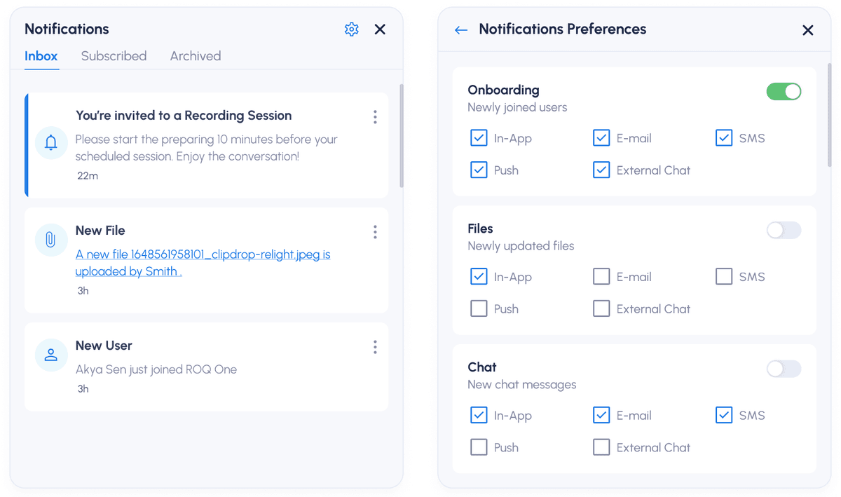 NotificationModal light